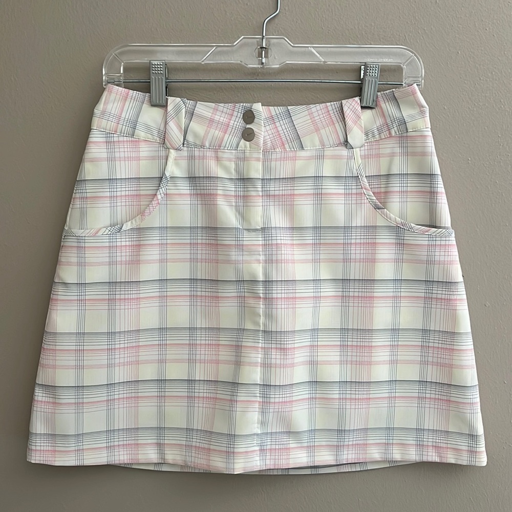 Nike Golf Dri-Fit Skort Plaid‎ Size 2